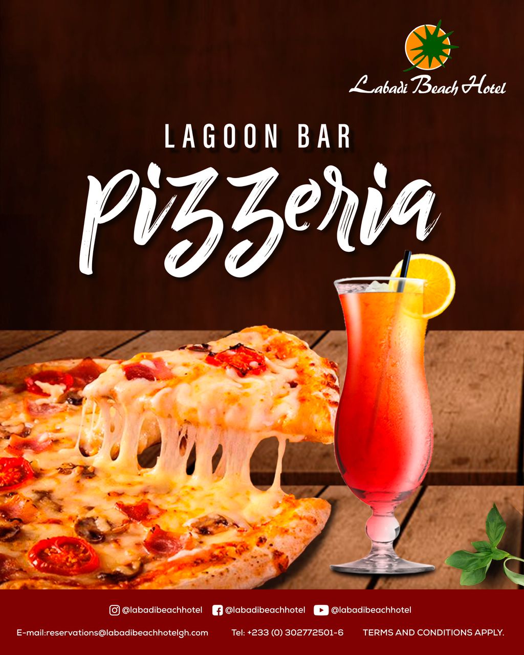 Lagoon Bar Pizzeria at Labadi Beach Hotel