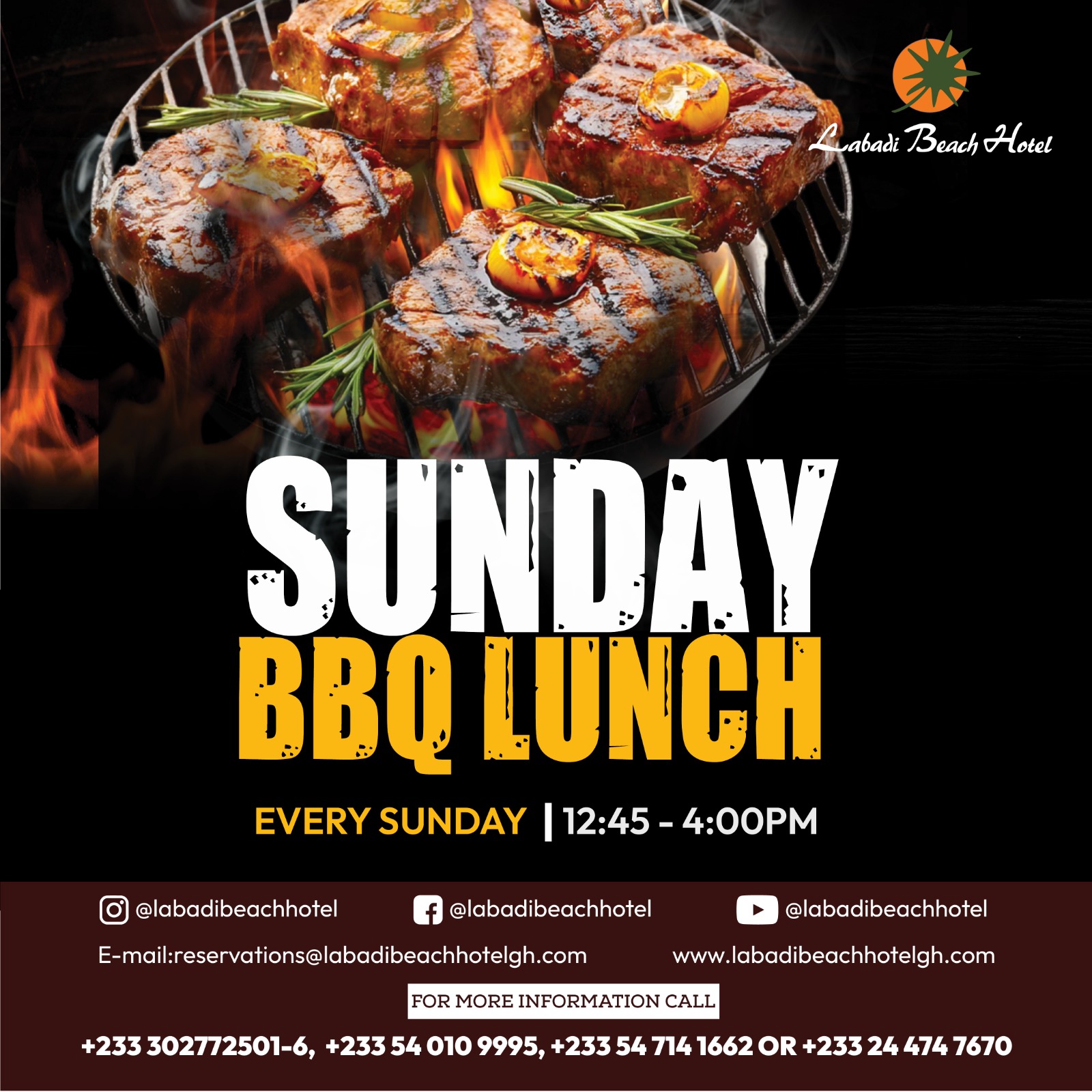 sunday bbq lunch